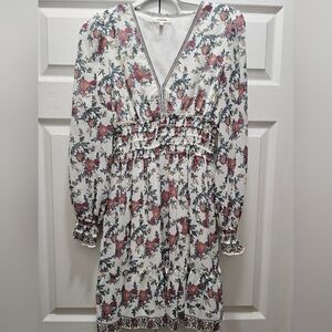 Max Studio Floral Vintage Mini Dress